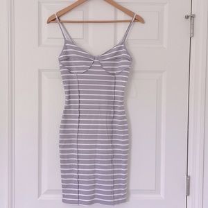 Bodycon Exposed Seams Dress